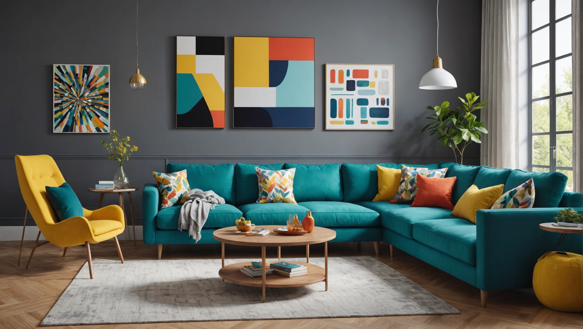 transformez votre espace de vie avec des couleurs vibrantes et des motifs audacieux! découvrez comment la tendance déco colorée peut insuffler joie et énergie à votre intérieur, brisant la monotonie du quotidien.